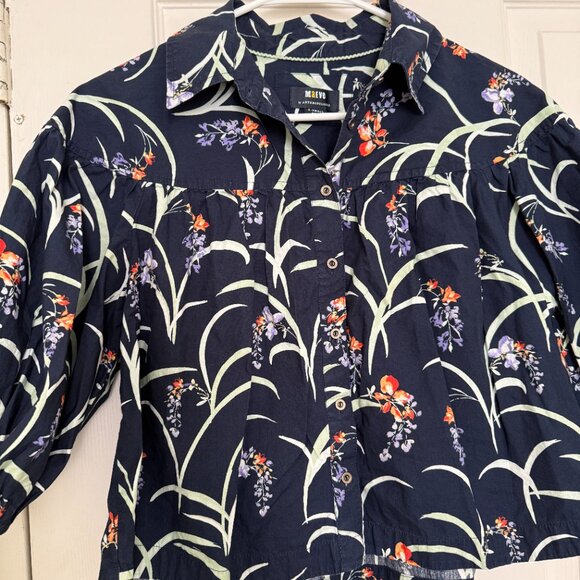 Maeve Anthropologie Zooey Bubble-Sleeve Blouse - XS - Picture 8 of 13